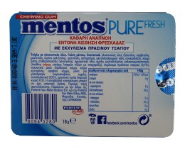 MENTOS | ΤΣΙΧΛΕΣ ΜΕΝΤΑ BLISTER 18Γ