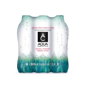 AQUA CARPATICA | Νερό Φυσικώς Ανθρακούχο 6x500ml
