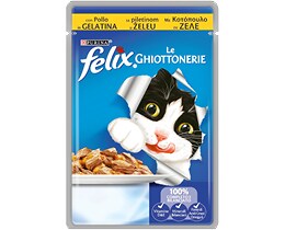 FELIX | Γατοτροφή Με Κοτόπουλο Σε Ζελέ 100 gr