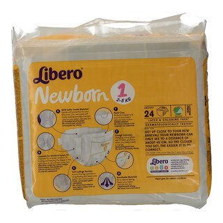 LIBERO | ΠΑΝΕΣ ΜΩΡΟΥ NEWBORN 2 - 5 KGR No 1 24 ΤΕΜ
