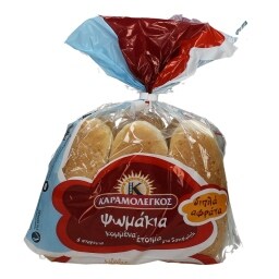 ΚΑΡΑΜΟΛΕΓΚΟΣ | ΑΡΤΟΣΚΕΥΑΣΜΑ HOT DOG 6 ΤΕΜΑΧΙΩΝ 400 GR