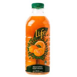 LIFE | ΦΡΕΣΚΟΣ ΧΥΜΟΣ ΦΥΣΙΚΟΣ ΜΑΝΤΑΡΙΝΙ 1 LT