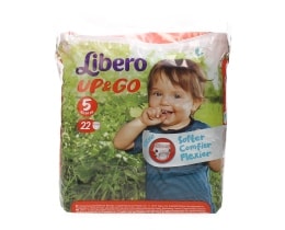 LIBERO | UP & GO | ΠΑΝΕΣ ΒΡΑΚΑΚΙΑ UNISEX 10 - 14 KGR No 5 22 ΤΕΜ