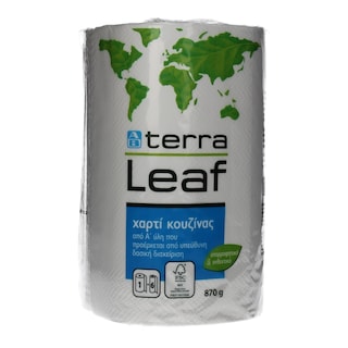 TERRA LEAF | Χαρτί Κουζίνας Terra 870g