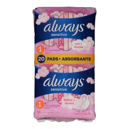ALWAYS | SANITARY NAPKINS SENS ULTRA NORMAL 20 PIECES