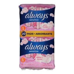 ALWAYS | SANITARY NAPKINS SENS ULTRA NORMAL 20 PIECES