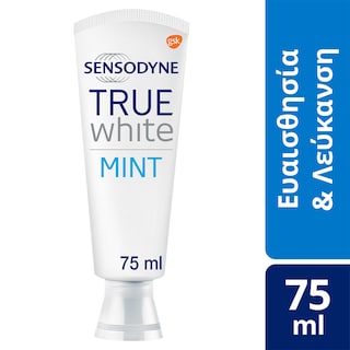 SENSODYNE | ΟΔΟΝΤΟΚΡΕΜΑ TRUE WHITE 75 ML