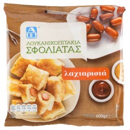 ΑΒ | Λουκανικοπιτάκια Σφολιάτας 600g