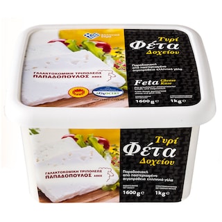 ΠΑΠΑΔΟΠΟΥΛΟΣ | Τυρί Φέτα Τριπόλεως Σε Άλμη 1kgr