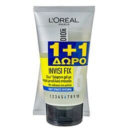 STUDIO LINE | Styling Gel Μαλλιών Invisi Fix Πολύ Δυνατό 150ml (1+1 Δώρο)