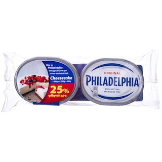 PHILADELPHIA | Τυρί Κρέμα  300g + 200g Δώρο