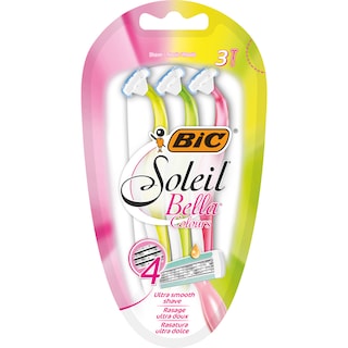 BIC | Ξυραφάκια Soleil Bella Colours 3 Τεμάχια