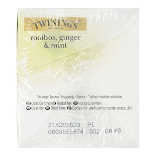 TWININGS | Αφέψημα Rooibos & Τζίντζερ 40gr