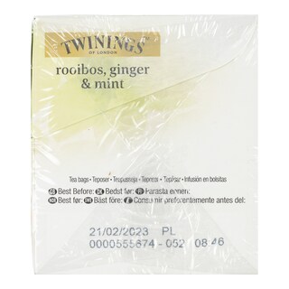 TWININGS | Αφέψημα Rooibos & Τζίντζερ 40gr