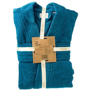 COCO-MAT | Μπουρνούζι Βαμβακερό Ανδρικό L/XL Πετρόλ 1 Τεμάχιο