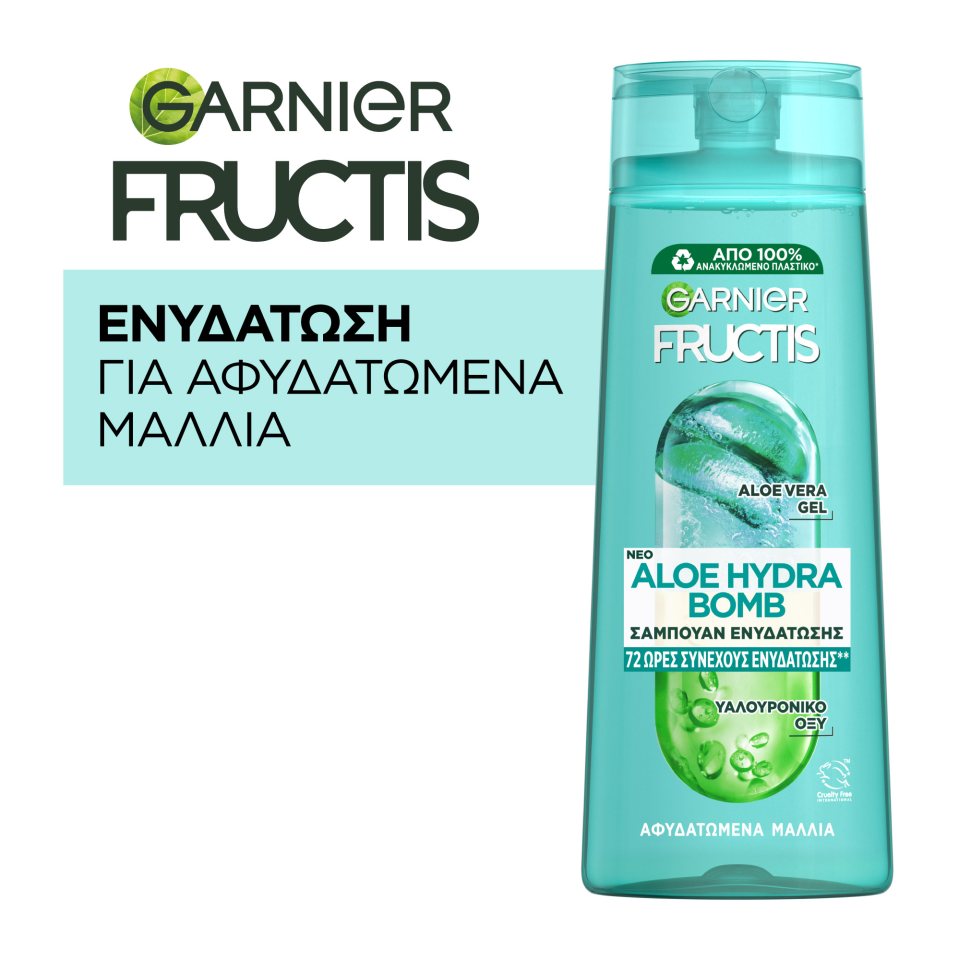 Σαμπουάν Aloe Hydra Bomb Κανονικά Μαλλιά 400ml