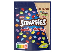 SMARTIES | Κουφετάκια Γεμιστά Σοκολάτα Γάλακτος Σακούλα 240gr
