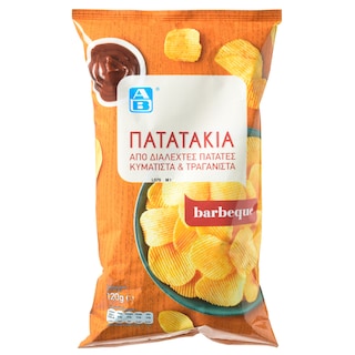 ΑΒ | Τσιπς Barbeque Κυματιστά 120g