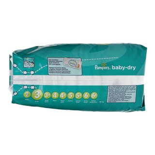 PAMPERS | BABY DRY | ΠΑΝΕΣ ΜΩΡΟΥ MIDI No 3 27 ΤΕΜ