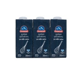 ΟΛΥΜΠΟΣ | Κρέμα Γάλακτος 35% Λιπαρά 3 x 200 ml 2+1 Δώρο