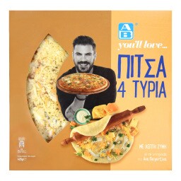 ΑΒ YOU'LL LOVE | Πίτσα 4 Τυριά 420g