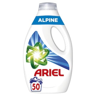 ARIEL | Υγρό Πλυντηρίου Ρούχων Alpine 50 Μεζούρες