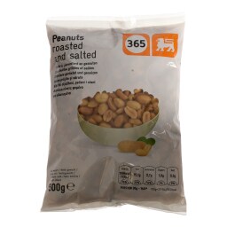 365 | ΞΗΡΟΙ ΚΑΡΠΟΙ PEANUTS ΨΗΜΕΝΑ ΜΕ ΑΛΑΤΙ 500 GR