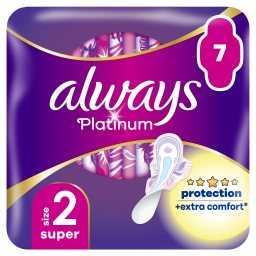 ALWAYS | Σερβιέτες Platinum Ultra Super Plus Μεγεθος 2 7 Τεμάχια