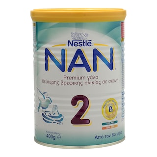 NAN | 3 | ΓΑΛΑ ΒΡΕΦΙΚΟ ΣΕ ΣΚΟΝΗ ΔΕΥΤΕΡΗΣ ΒΡΕΦΙΚΗΣ ΗΛΙΚΙΑΣ 400 GR