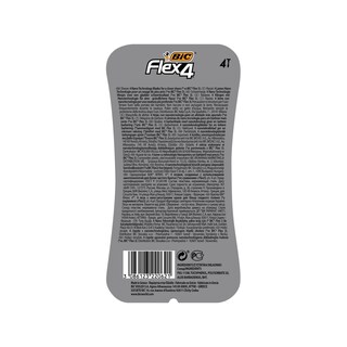 BIC | Ξυραφάκια Μίας Χρήσης Flex 4 3+1 Τεμάχιο Δώρο