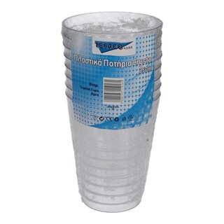 - | ΠΟΤΗΡΙA ΠΛ.CRYSTAL ΔΙΑΦΑΝΑ 350ML 8TEM