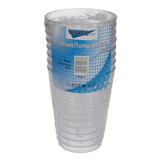 - | ΠΟΤΗΡΙA ΠΛ.CRYSTAL ΔΙΑΦΑΝΑ 350ML 8TEM