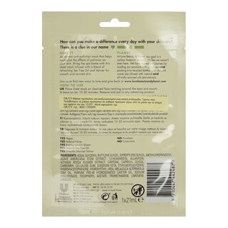 LOVE BEAUTY AND PLANET | LBP FACE SHEET MASK VETIVER .