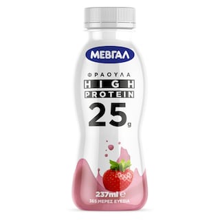ΜΕΒΓΑΛ | Ρόφημα High Protein Φράουλα 237ml