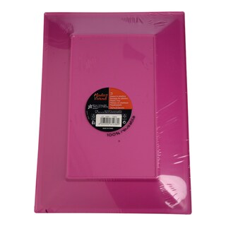 - | ΠΙΑΤΕΛΕΣ ΠΛΑΣΤΙΚΕΣ ΠΑΡΑΛΛΗΛΟΓΡΑΜΕΣ 32 Χ 23 CM ΦΟΥΞΙΑ 1 TEM