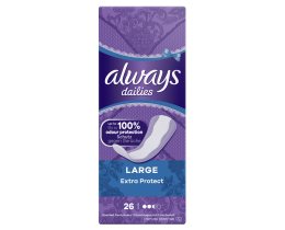 ALWAYS | Σερβιετάκια Dailies Extra Protect Large 26 Τεμάχια