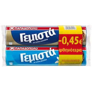 ΠΑΠΑΔΟΠΟΥΛΟΥ | PAPAD.CHOCO&VANIL 2X200GR 0.45E