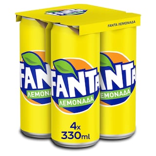 FANTA | ΑΝΑΨΥΚΤΙΚΟ ΛΕΜΟΝΙΤΑ ΚΟΥΤΙ 4 X 330 ML