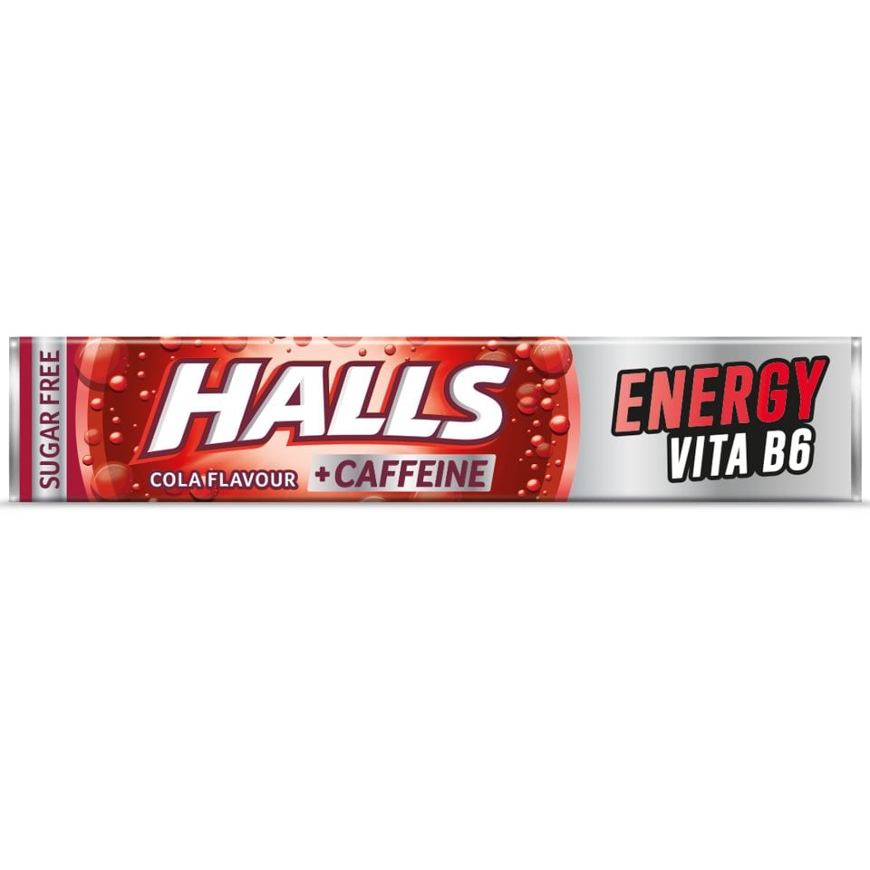 HALLS Καραμέλες Energy Cola 32g