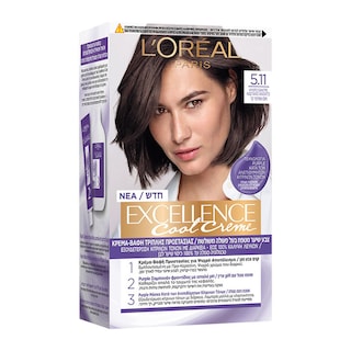 EXCELLENCE | Hair Dye No 5.11 Cool Ash Light Brown 1 Piece
