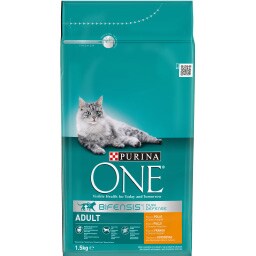 PURINA ONE | Γατοτροφή Adult Κοτόπουλο & Δημητριακά Ολικής Άλεσης 1.5 Kg