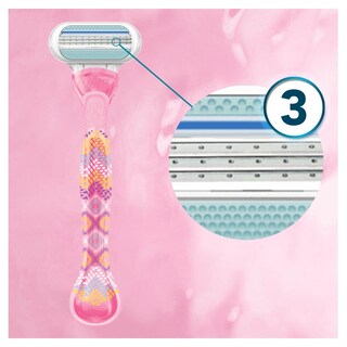 GILLETTE | Ξυραφάκια Μίας Χρήσης Venus Treasures 3 Τεμ. + Τσάντα Δώρο