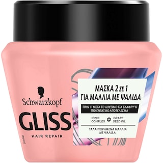 GLISS | Μάσκα Split Hair Miracle 2σε1 Μαλλιά με Ψαλίδα 300ml