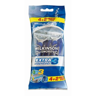 WILKINSON | WILKINSON EXTRA3 ESSENTIALS 4+2PCS  EXTRA 3 4+2