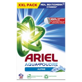 ARIEL | Σκόνη Πλυντηρίου Ρούχων Alpine 50 Μεζούρες