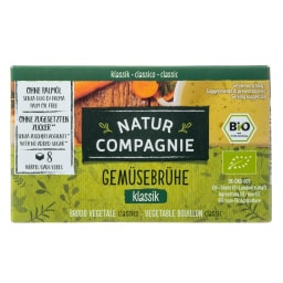 NATUR COMPAGNIE | Κύβοι Λαχανικών Bio με Αλάτι 84g