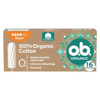 O.B. | Ταμπόν Organic Super 16 Τεμάχια