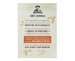 QUAKER | Νιφάδες Βρώμης Ολικής Άλεσης Protein 368g