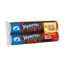 Μπισκότα Γεμιστά Κακάο 2x200g Έκπτωση 0.50Ε