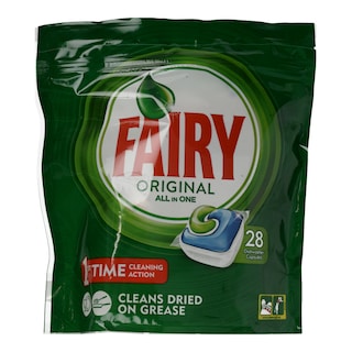 FAIRY | Κάψουλες Πλυντηρίου Πιάτων Πιάτων Original All In 28 Τεμάχια